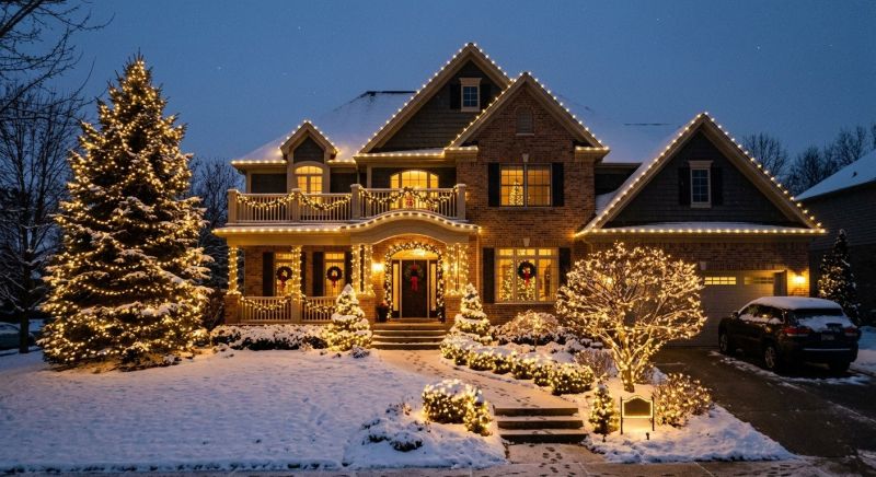 Christmas Lights Installation in Kansas City, KS