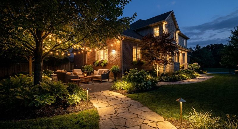 Garden Lighting Installation in Denver County, CO