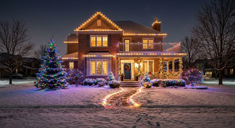 Holiday Lights Installation in Olathe, KS