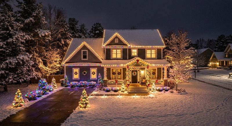 Seasonal Lights Installation in Kansas City, KS