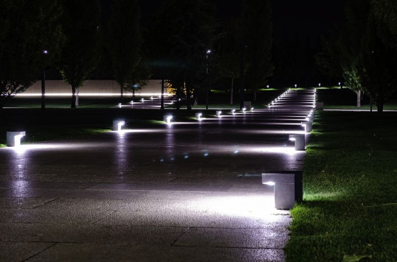 Sidewalk Lighting Installation